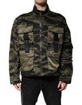 Men's Multicolor Camouflage Cotton Bomber Jacket Nylon Polyester Clothing