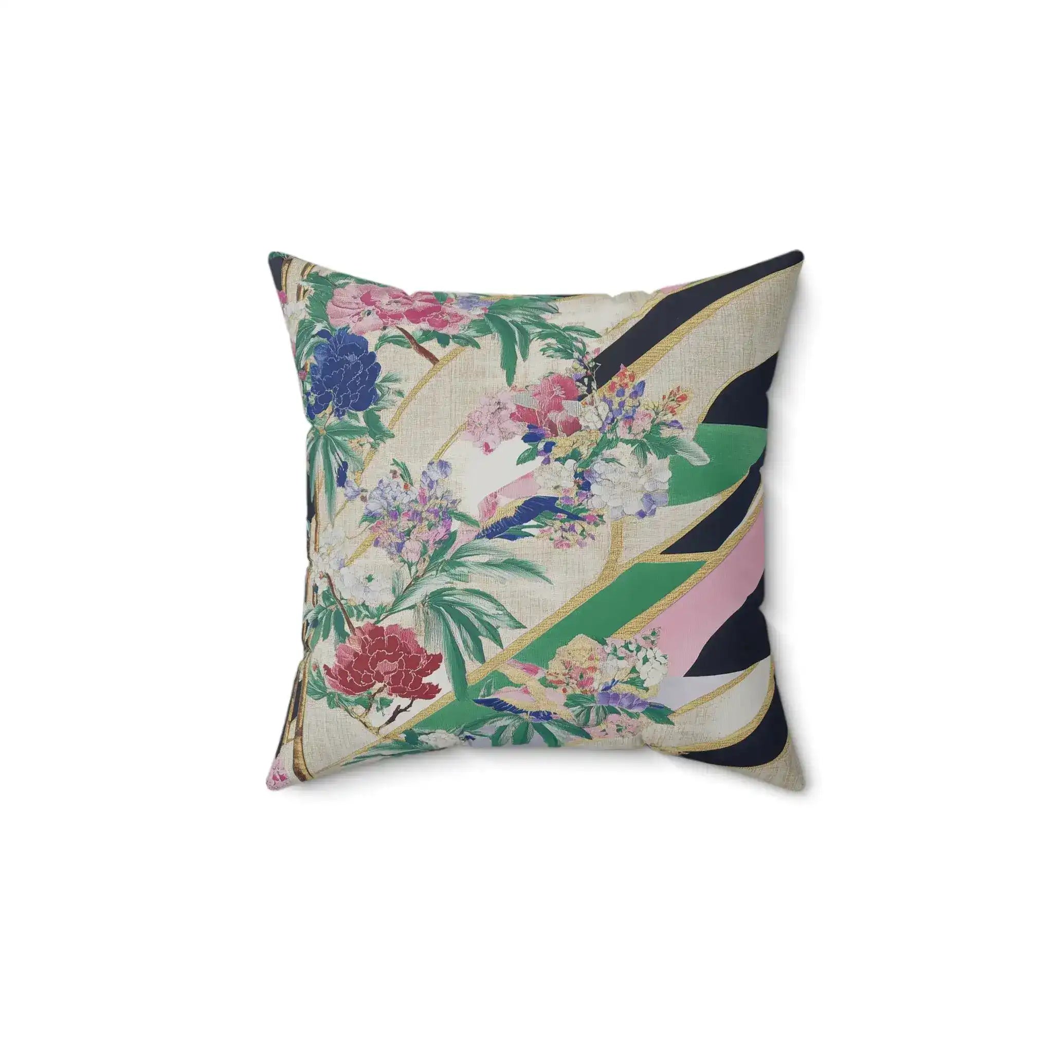 Opulent Garden Stripe Throw Pillow