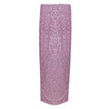 Women's Pink Polyester Long Skirt