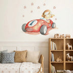 FAST CAR Car Kids' Decorative Vinyl - SUEÑOS DE CIGUEÑA