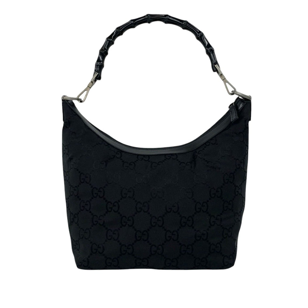 GG Nylon Bamboo Shoulder Bag