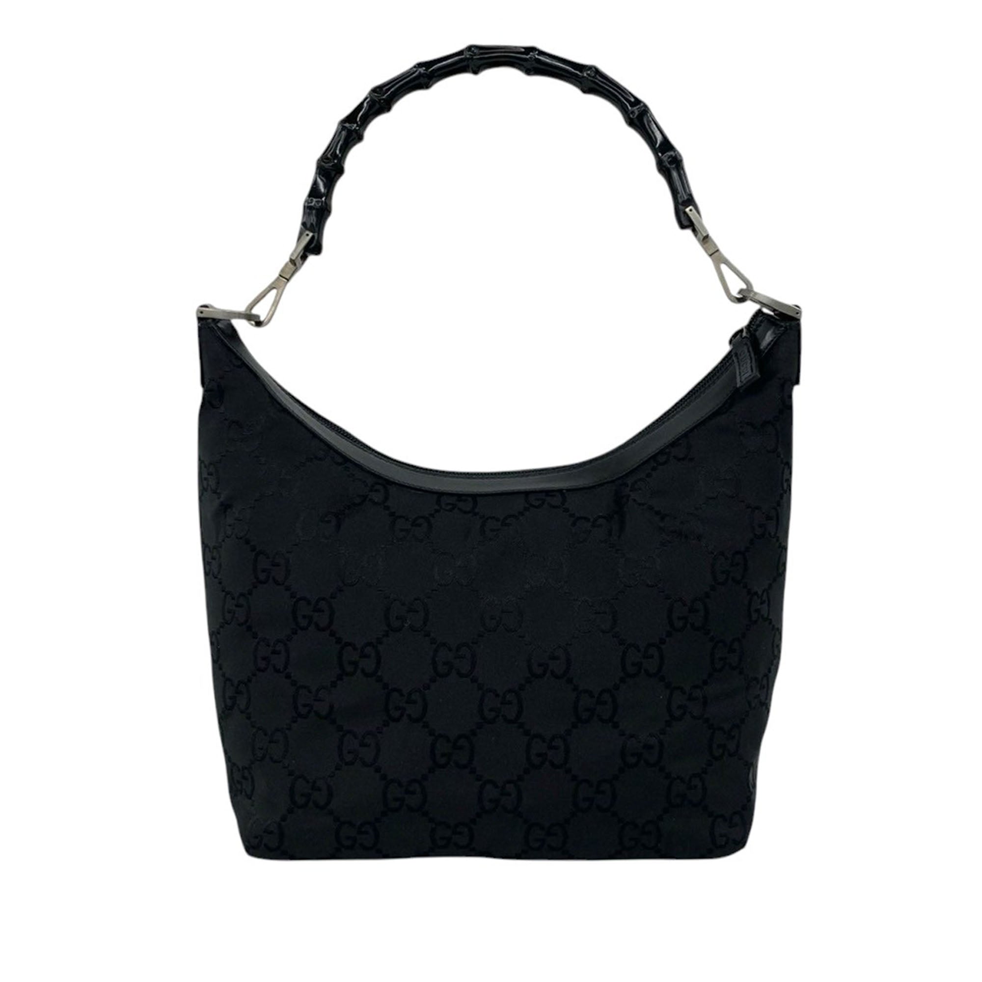 GG Nylon Bamboo Shoulder Bag