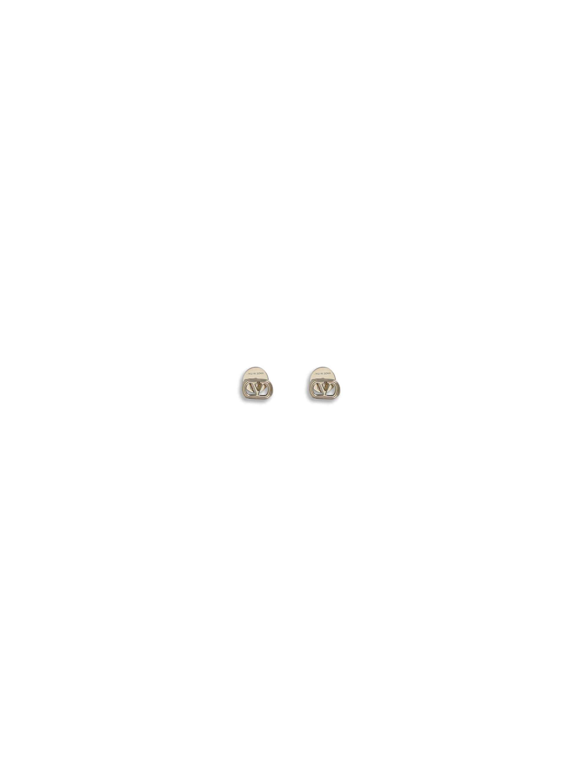 Valentino Garavani Ovalette Earrings — Gold