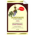 Johnson Vineyards Zinfandel Single Self Adhesive Label - License and Royalty Free for Film Use By Prop Money Inc.