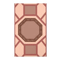 Terracotta Temple Door Accent Rug