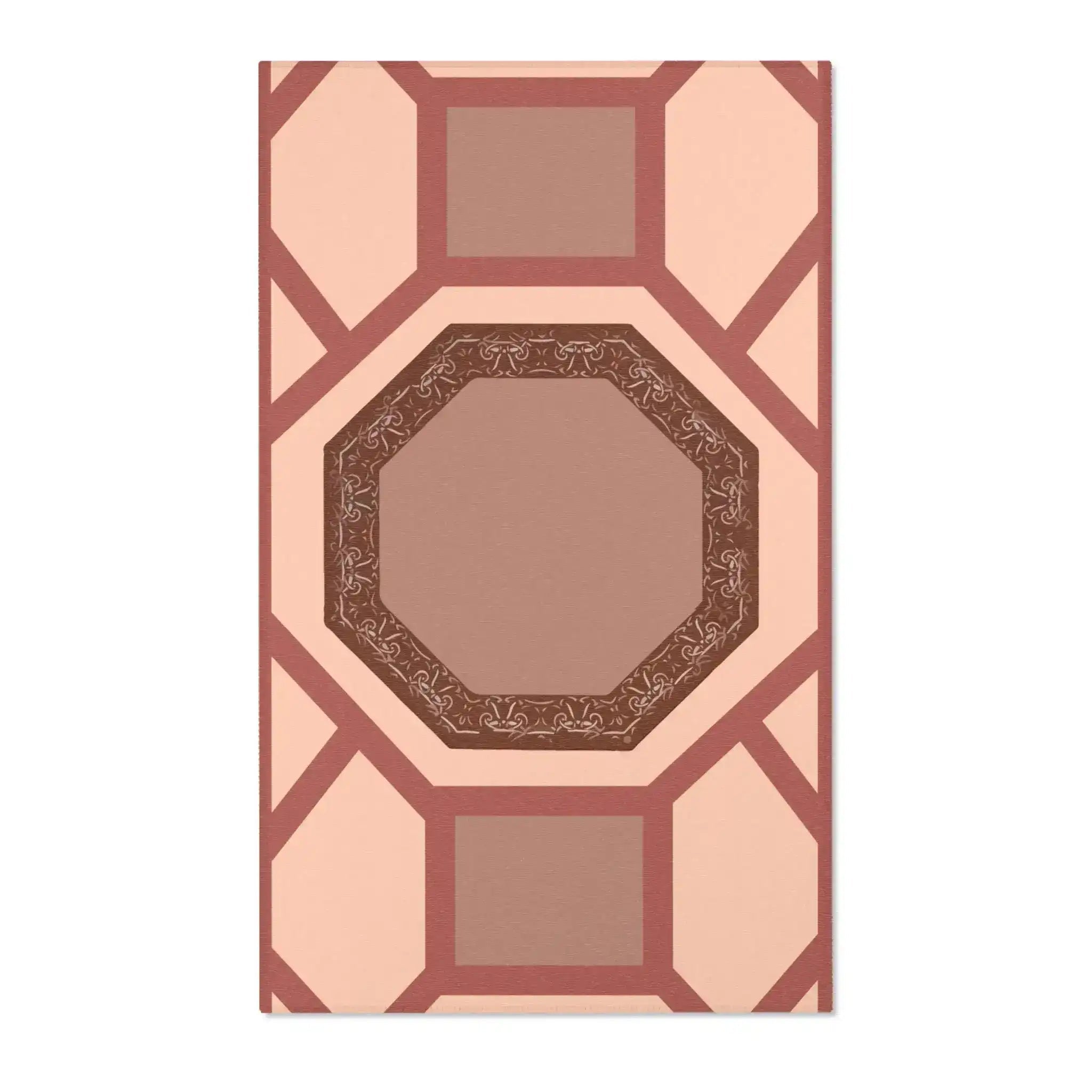 Terracotta Temple Door Accent Rug