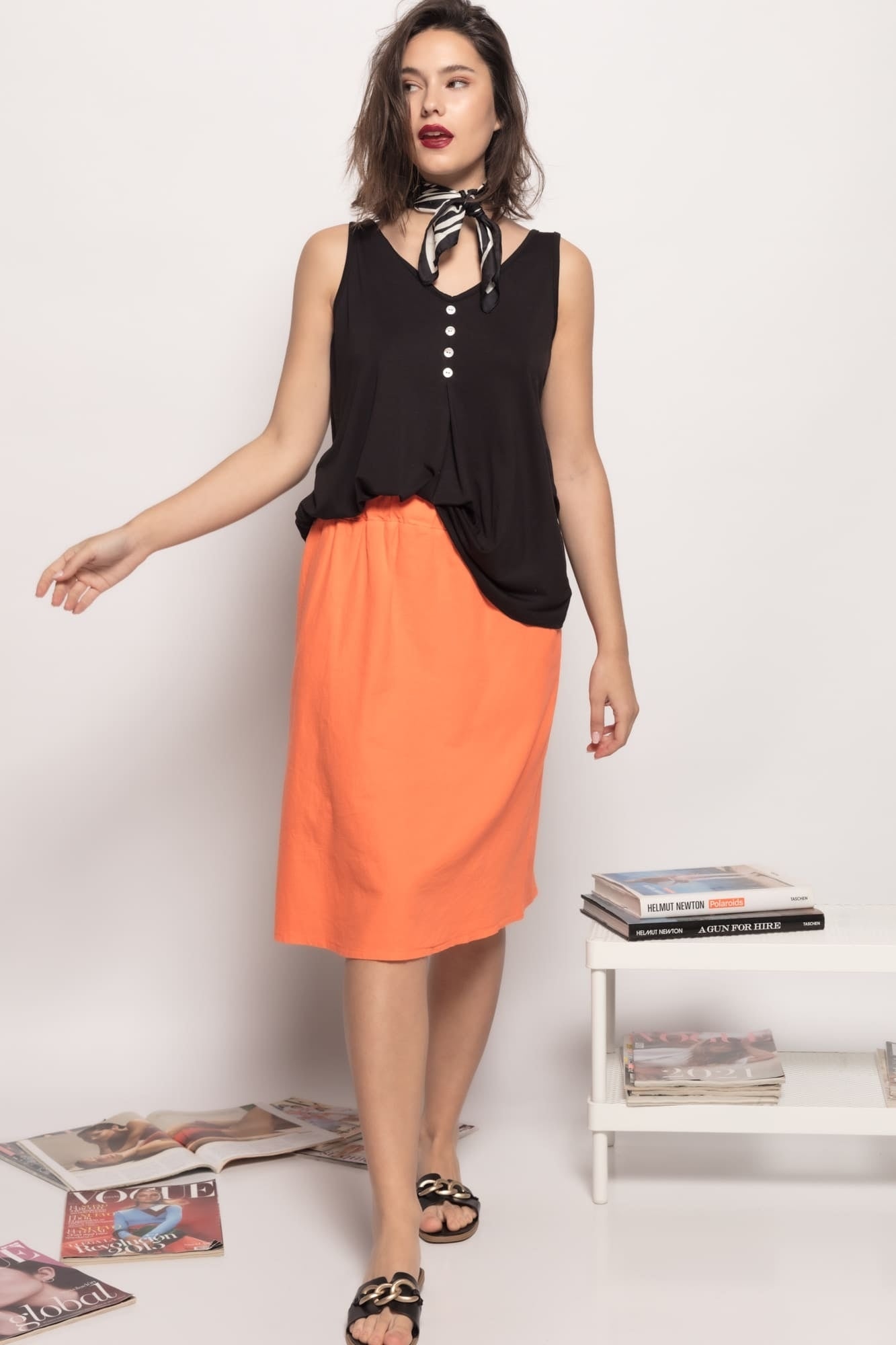 FALDA  LINO