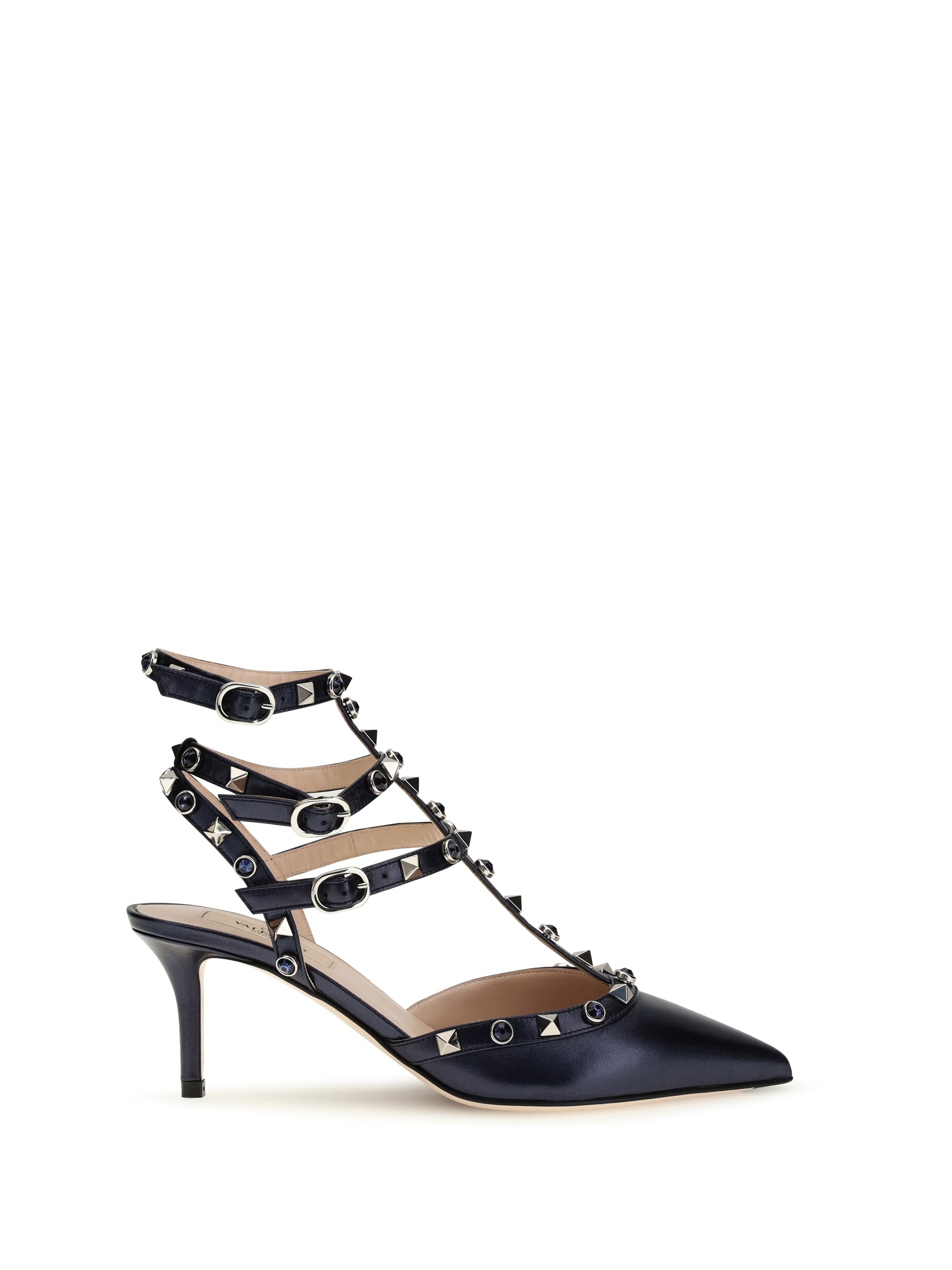 Valentino Garavani Rockstud Pumps — Navy