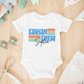 Personalizado Primo Crew Rayas 100% Algodón Niños Camiseta Bebé Body con Nombre Reunión Familiar Fiesta Cumpleaños Regalo para Niños Niñas