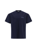 Givenchy Logo-Patch Cotton T-Shirt — Navy