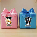 Gorro de Graduación Personalizado Pegatinas Impermeables Iniciales con Nombre Celebración Fiesta de Graduación Decoración para Graduados