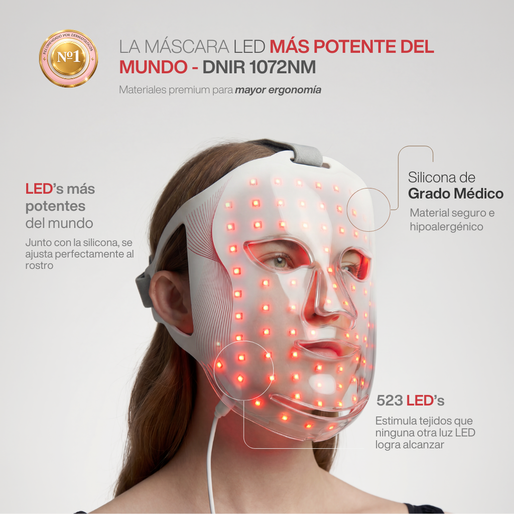 La Máscara LED Más Potente del Mundo - DNIR 1072nm