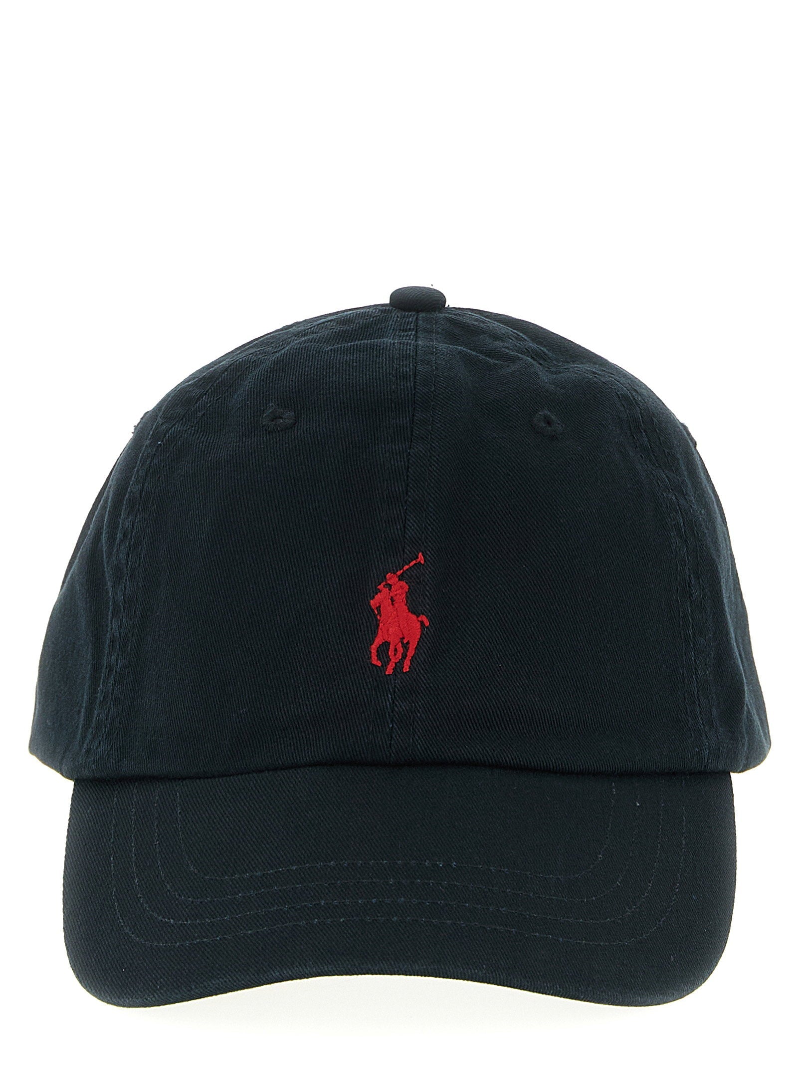 Polo Ralph Lauren Logo-Embroidered Baseball Cap — Navy