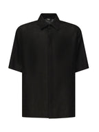 Fendi Shirts Black Linen - L