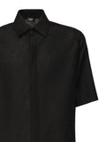Fendi Shirts Black Linen - L