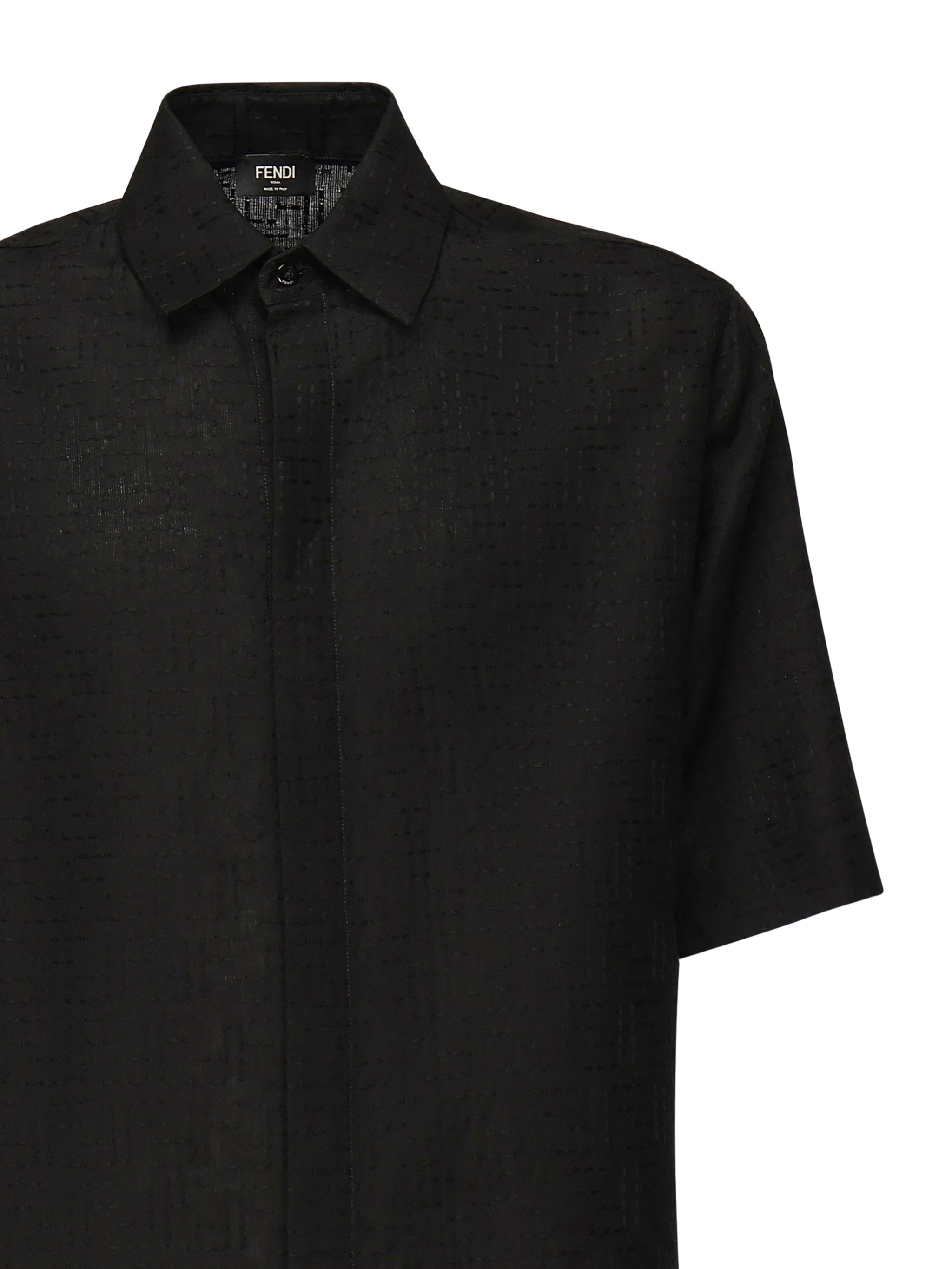 Fendi Shirts Black Linen - L