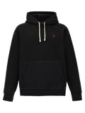 Polo Ralph Lauren Logo-Embroidered Fleece Hoodie — Black