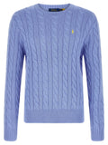 Polo Ralph Lauren Cable-Knit Cotton Sweater — Blue