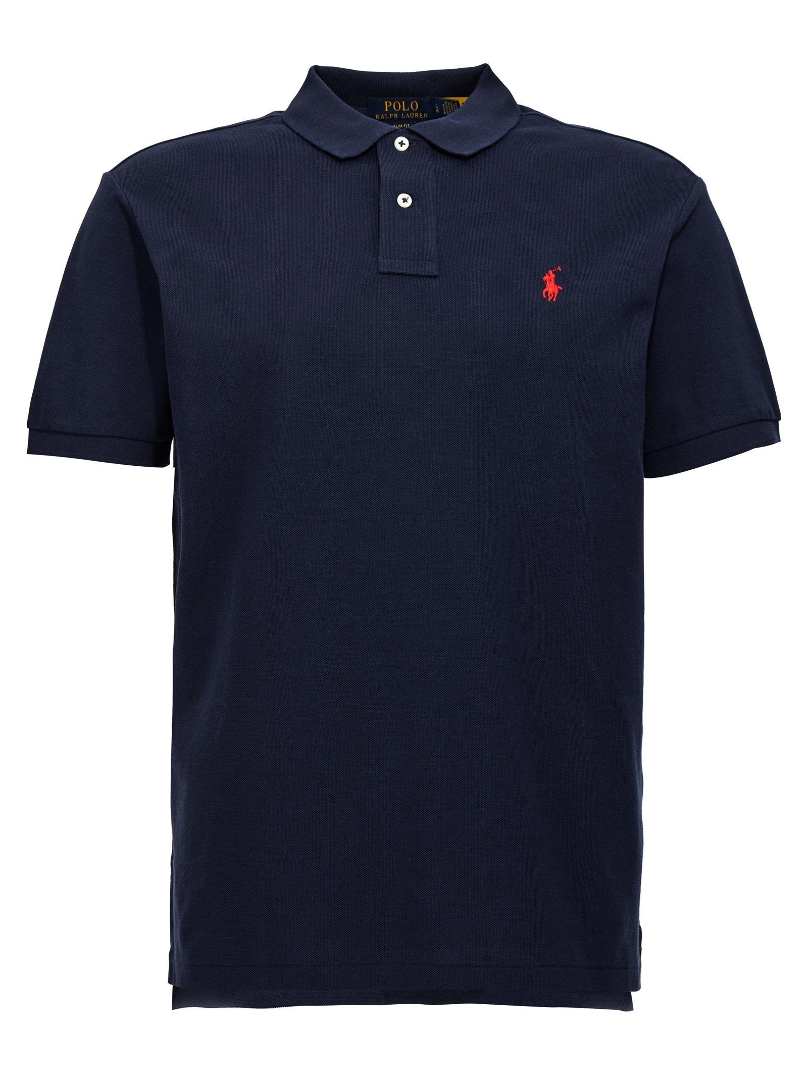 Polo Ralph Lauren Logo-Embroidered Cotton Polo — Navy