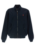 Polo Ralph Lauren Logo-Embroidered Cotton Bomber Jacket — Navy