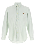 Polo Ralph Lauren Striped Oxford Cotton Shirt — Light green