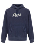 Polo Ralph Lauren Logo-Embroidered Cotton Hoodie — Navy