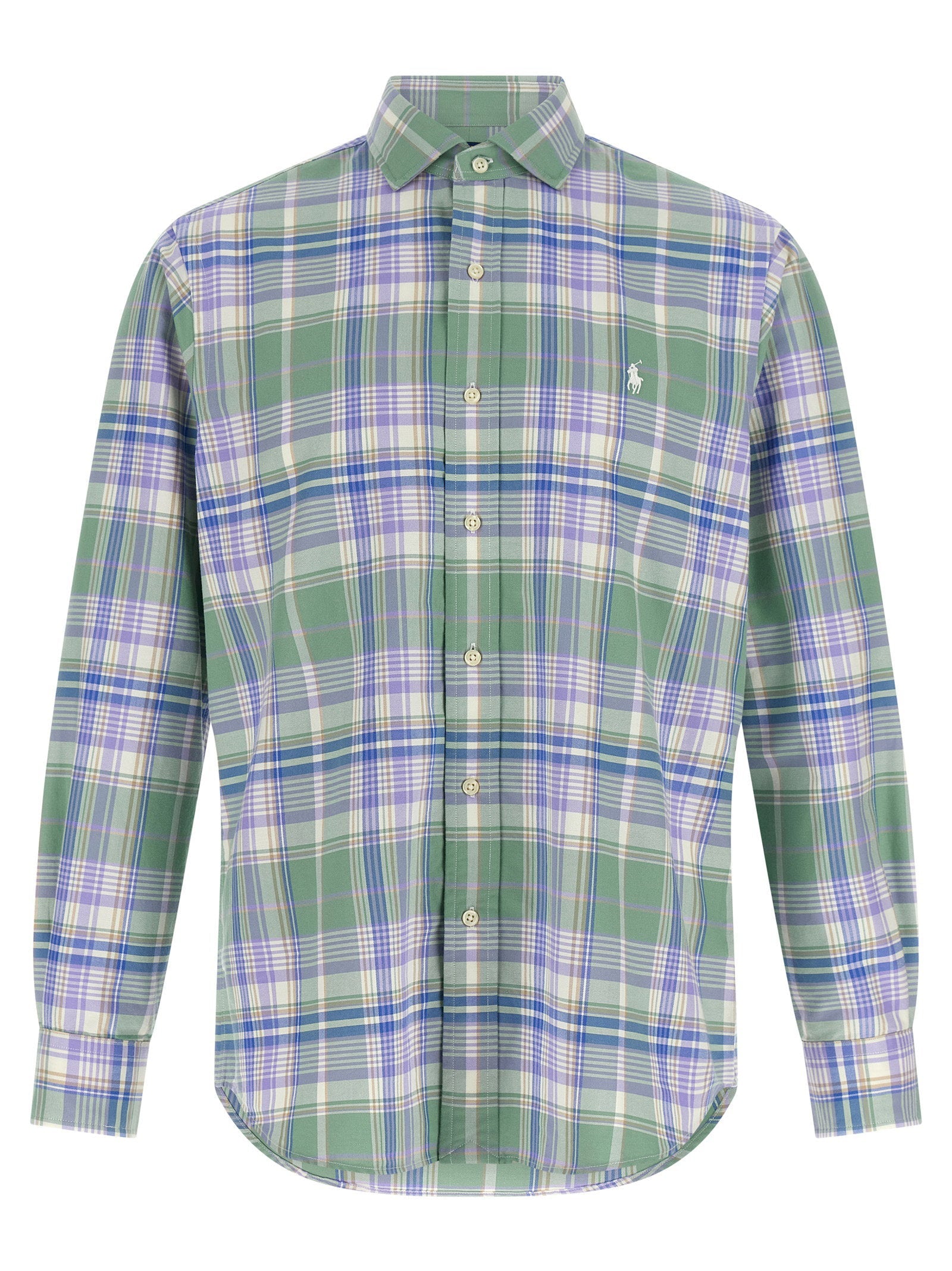 Polo Ralph Lauren Plaid Oxford Cotton Shirt — green