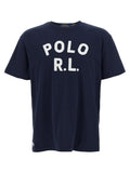Polo Ralph Lauren Logo-Embroidered T-Shirt — Navy