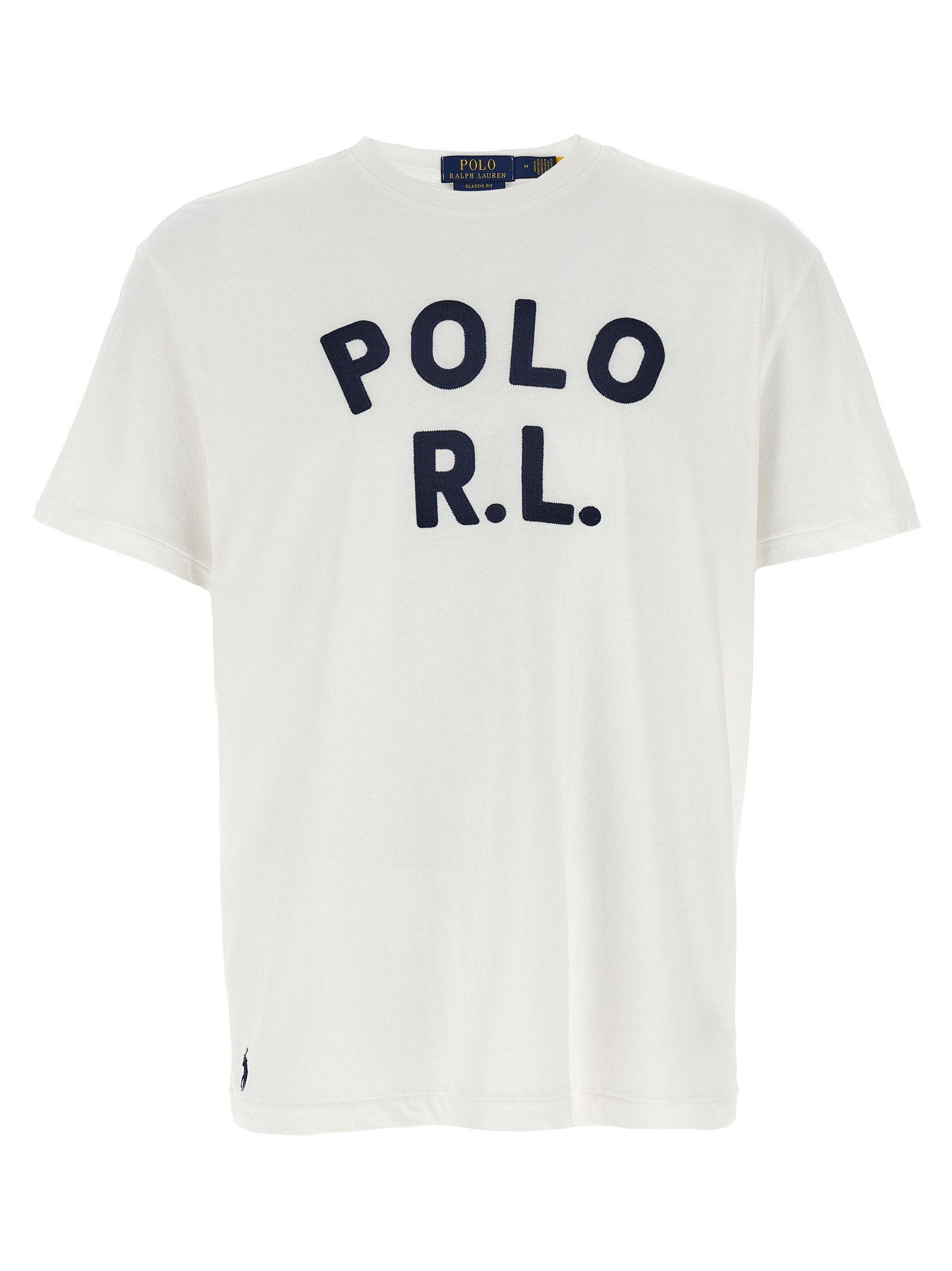 Polo Ralph Lauren Logo-Embroidered Cotton Jersey T-shirt — White