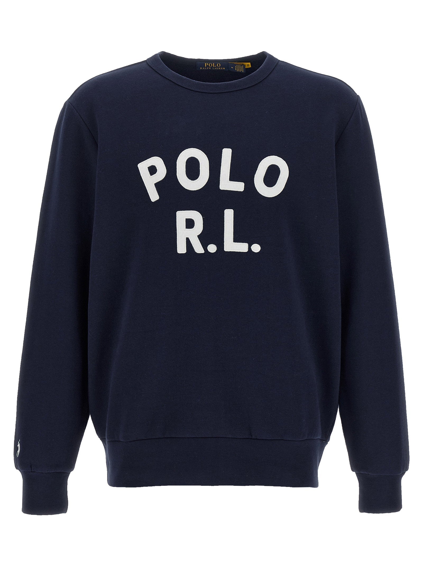 Polo Ralph Lauren Logo-Embroidered Sweatshirt — Navy