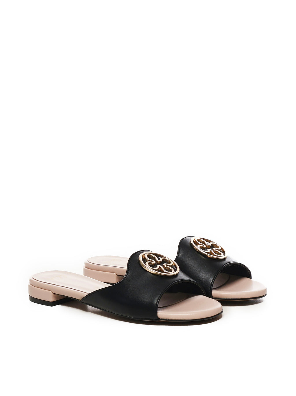 V° 73 Sandals Black Polyester - 40