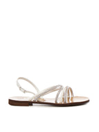 V° 73 Sandals Silver/off White Polyurethane - 37