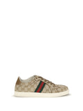 Gucci GG Fabric Low-Top Sneaker — Beige