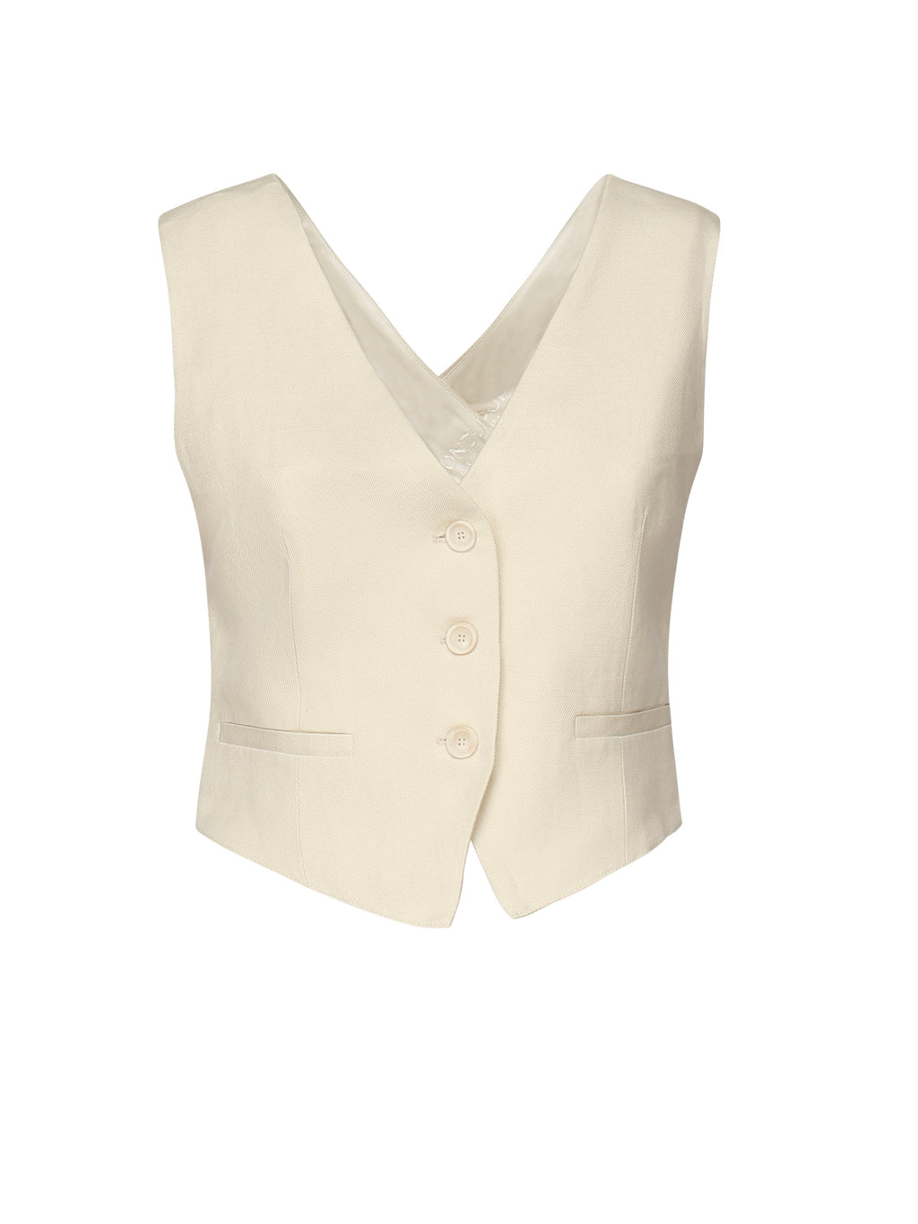 Dondup Jackets White Viscose Linen - 40