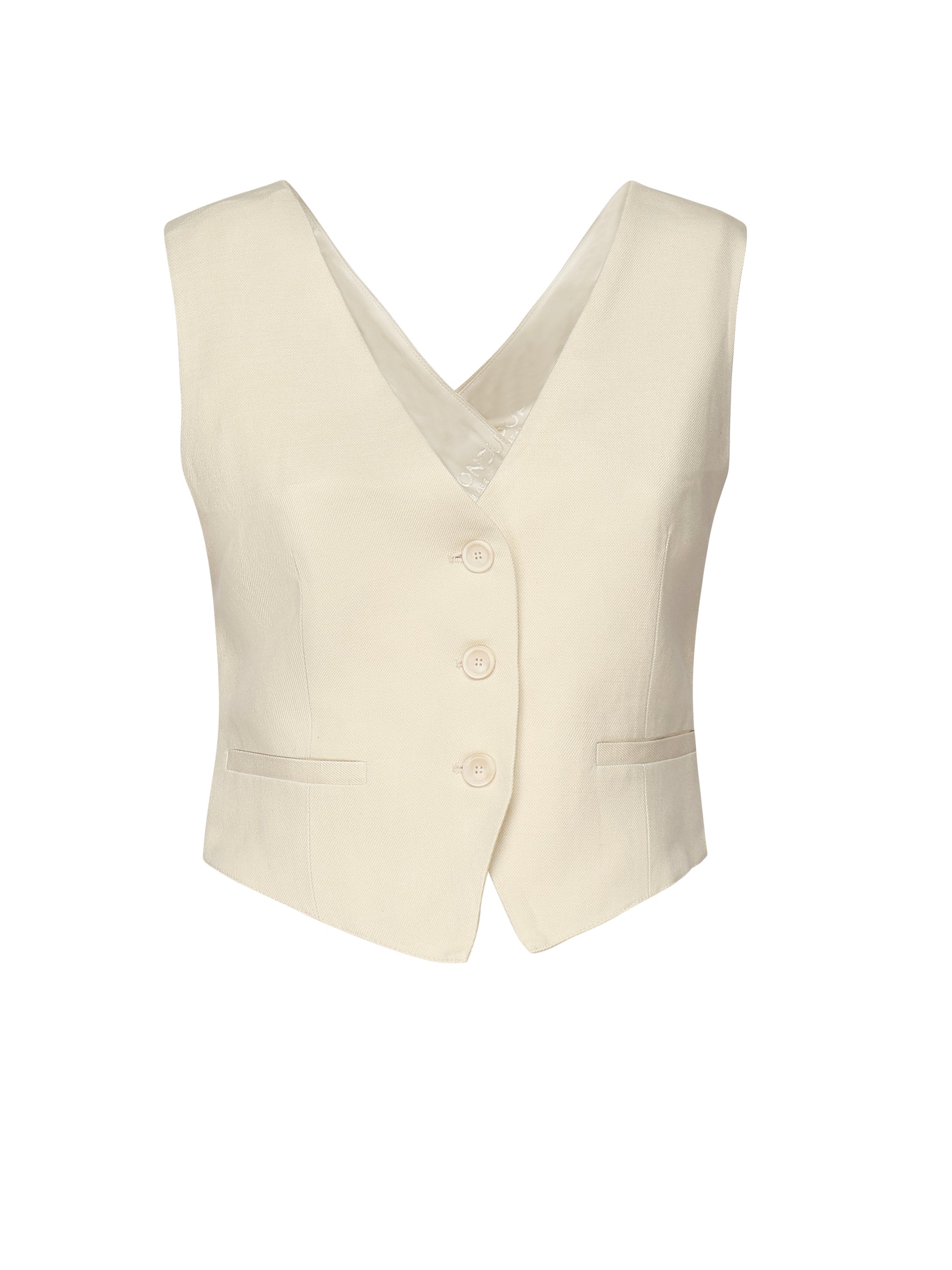 Dondup Jackets White Viscose Linen - 40
