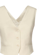 Dondup Jackets White Viscose Linen - 40
