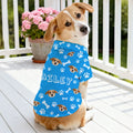 Personalizada Pet Face Foto Paw Fish Bone Pet Shirt con Nombre Birthday Anniversary Gift for Pet Owners Lovers