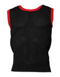 Men's Black Cotton Slim Fit Round Neck T-Shirt Polyester