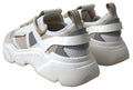 Women's Sneakers White Beige Leather Sport Daymaster Shoes