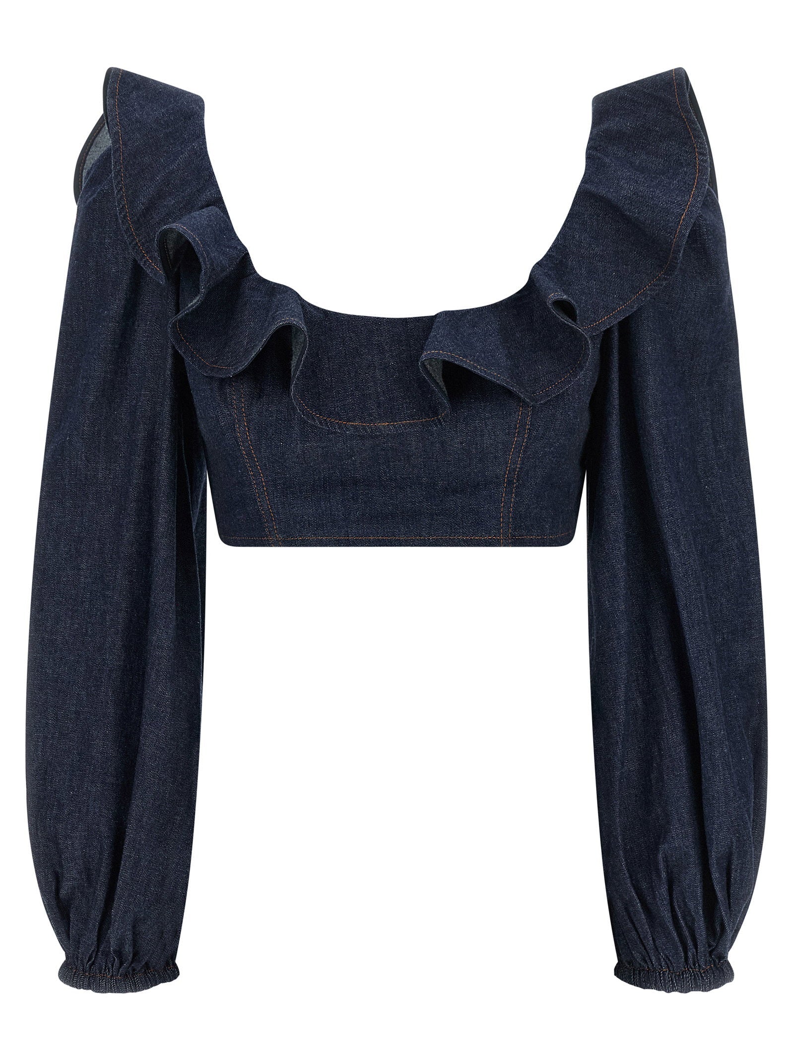 Zimmermann Aster Blouse — Navy