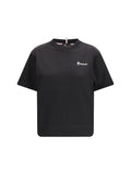 Moncler Grenoble Logo Cotton T-Shirt — Black