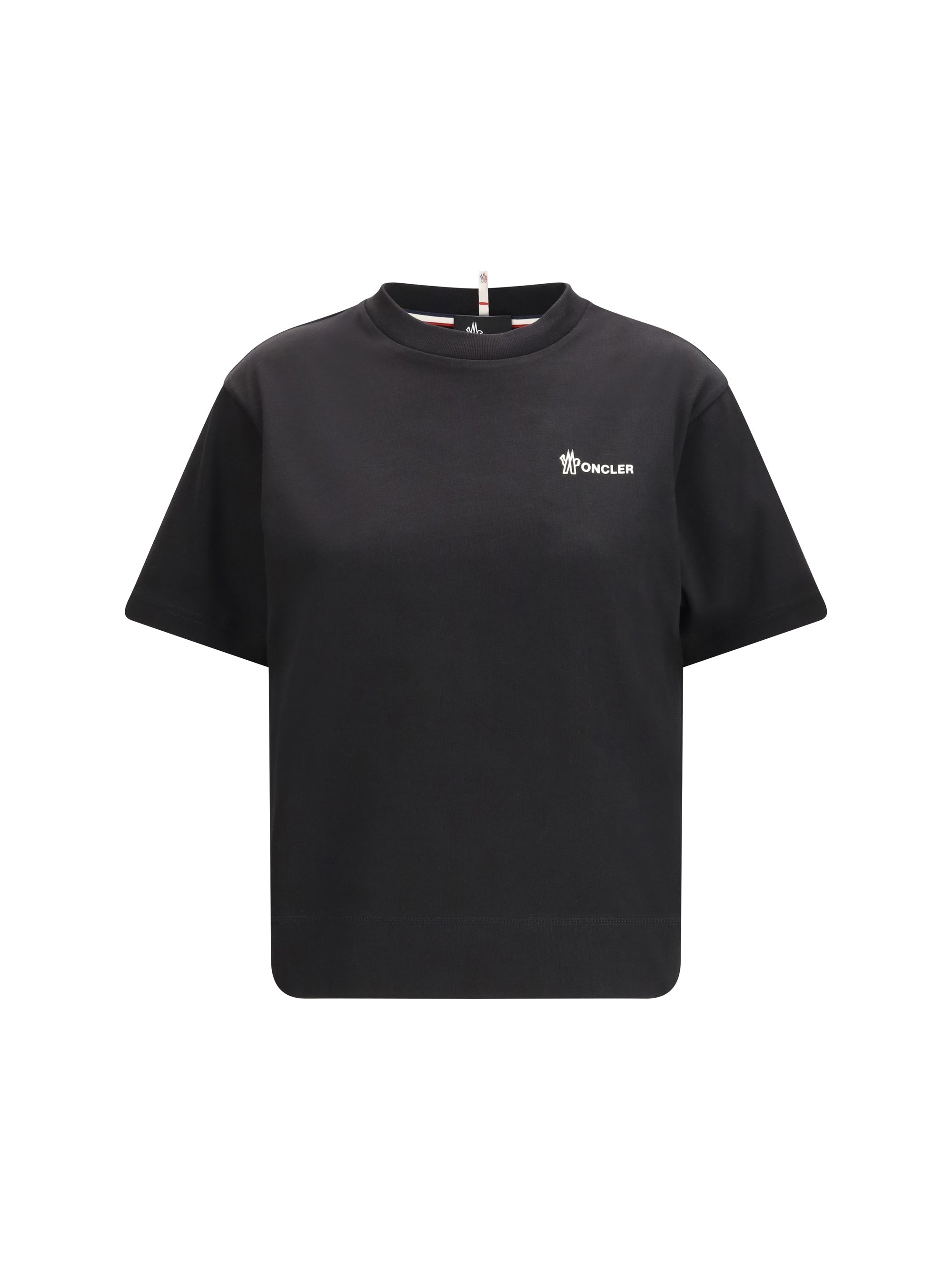 Moncler Grenoble Logo Cotton T-Shirt — Black