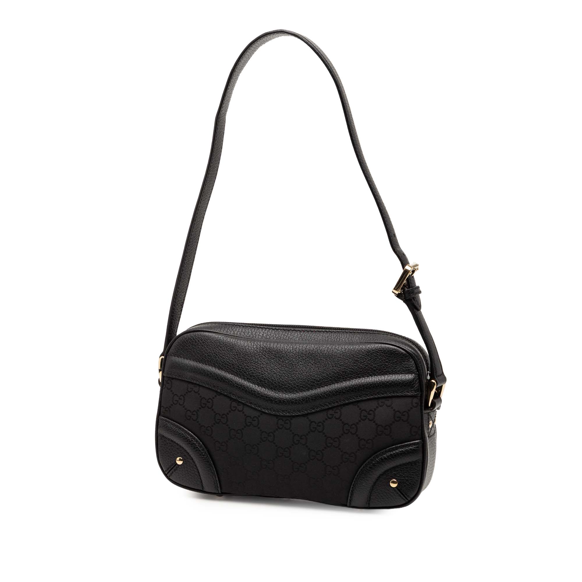 GG Nylon Crest Shoulder Bag