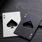 ArtZ® Sip & Spade Stainless Steel Bottle Opener, Set of 4