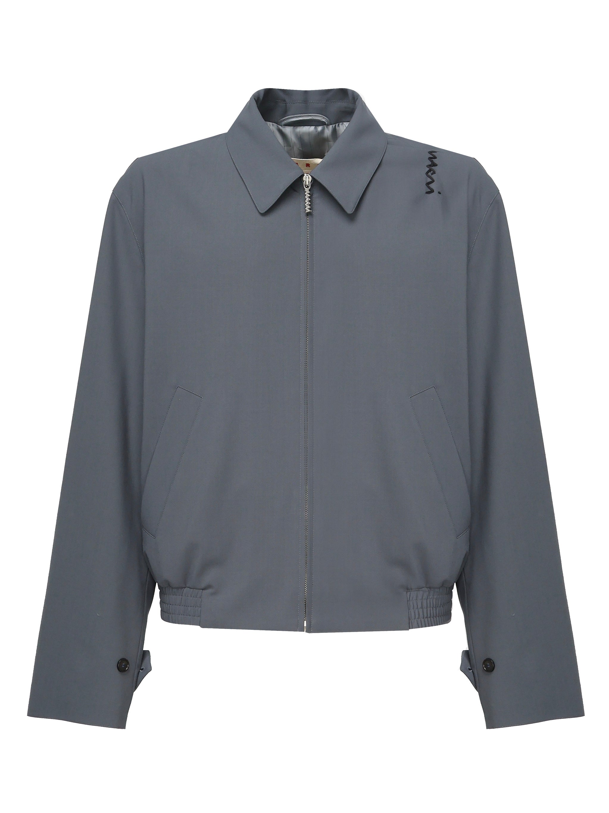 Marni Coats Grey Polyester