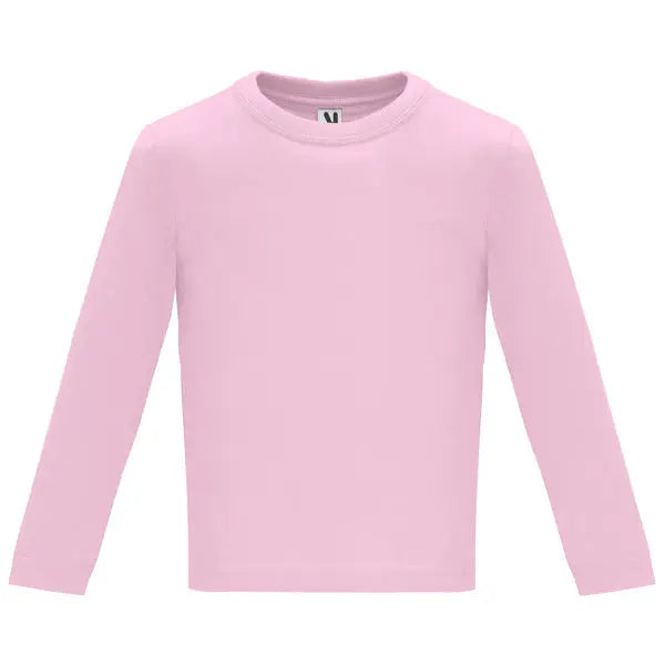 Camiseta de manga larga especial para bebé, confeccionada en tejido en galga fina y acabado compactado Vetonek