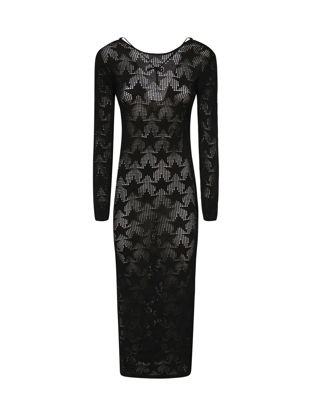 ISPIRED BY AKEP Dresses Black Viscose Polyamide - L