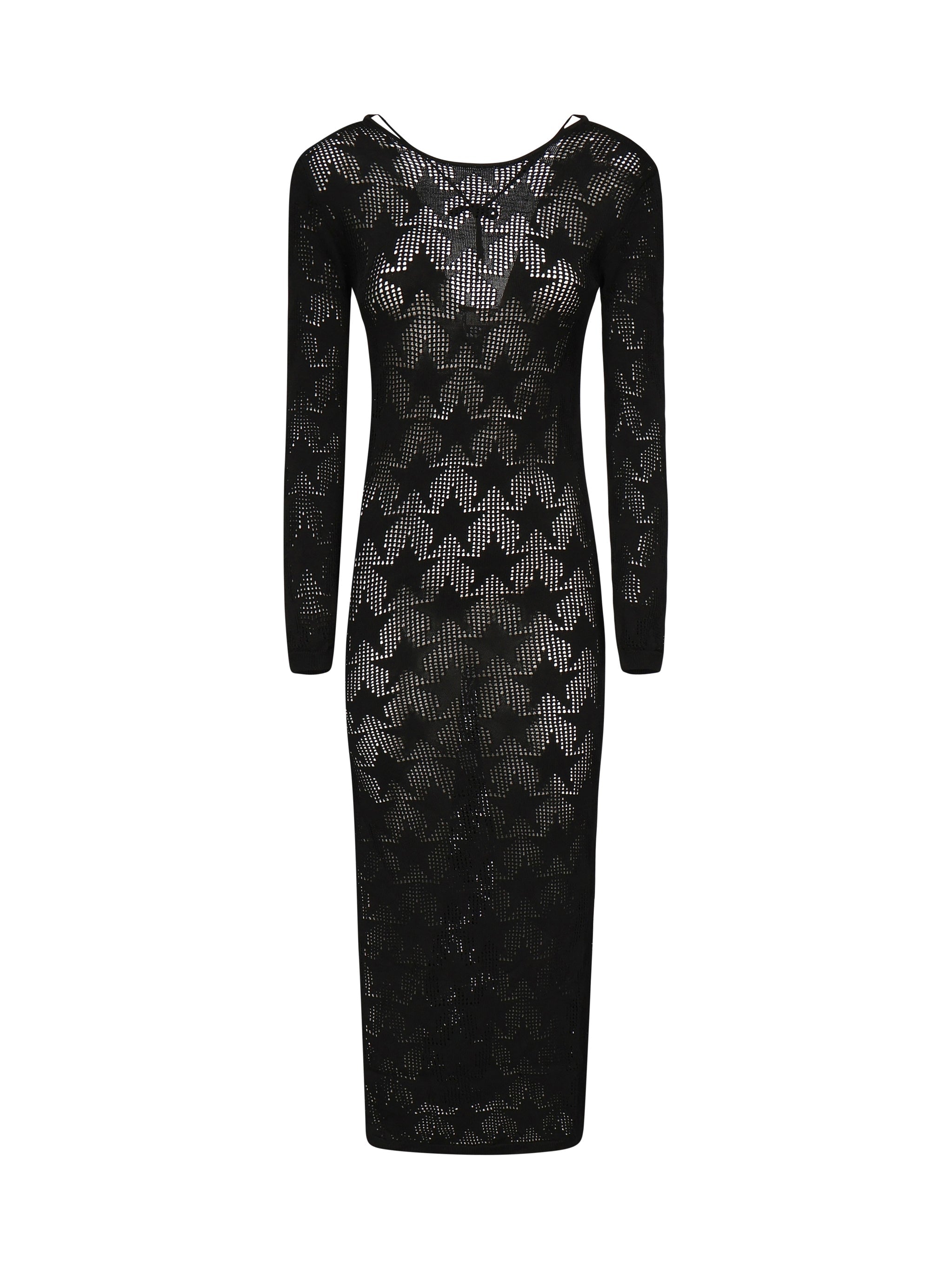 ISPIRED BY AKEP Dresses Black Viscose Polyamide - L