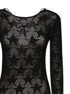 ISPIRED BY AKEP Dresses Black Viscose Polyamide - L