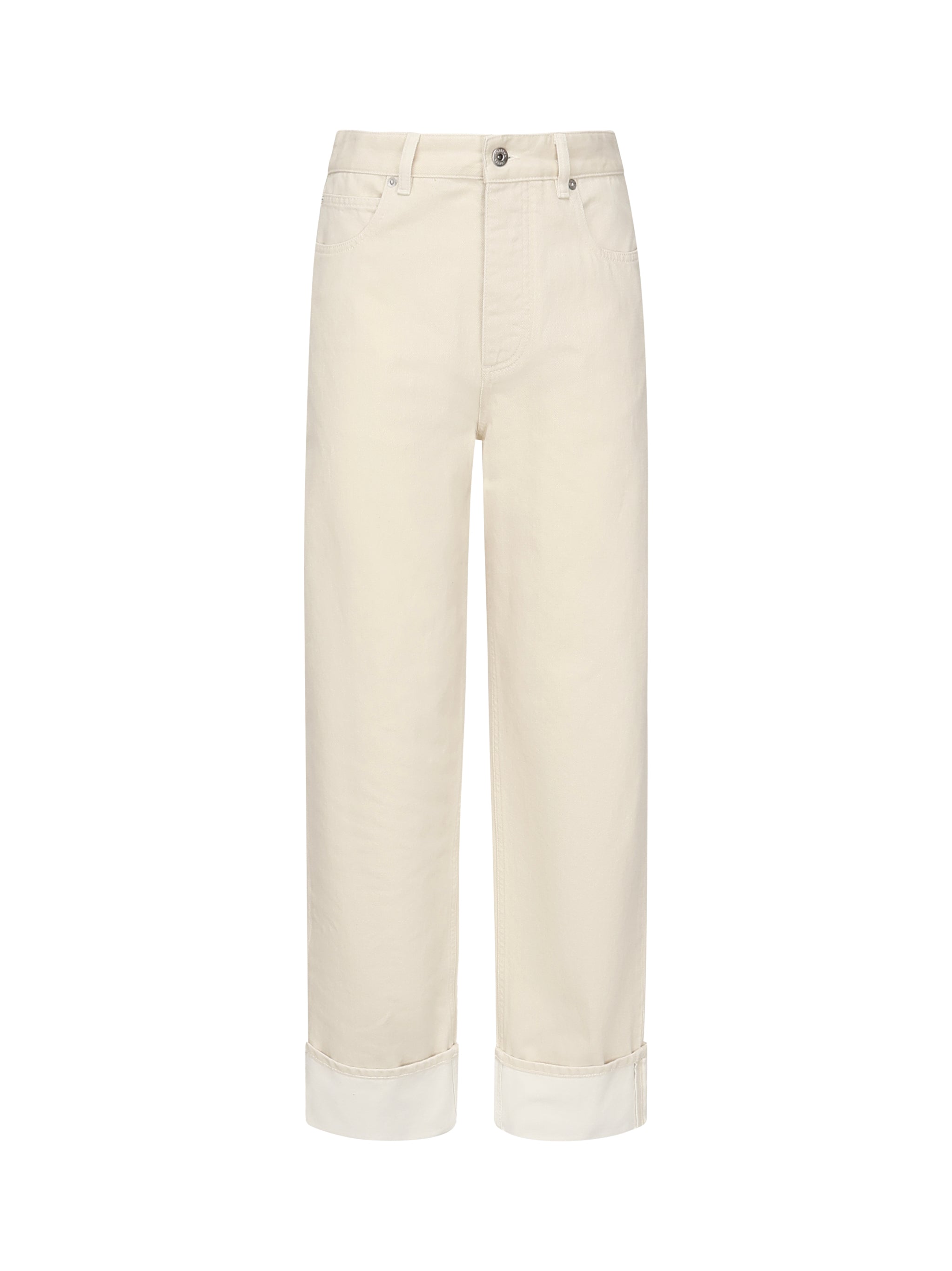 Bottega Veneta Jeans White Cotton - 38